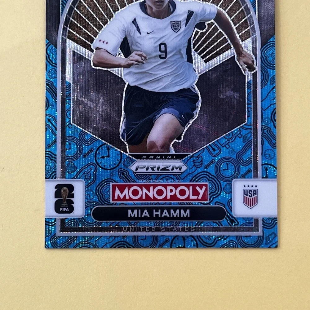 2026 Panini Prizm Monopoly FIFA World Cup Mia Hamm‎ Blue Prizm United States #91